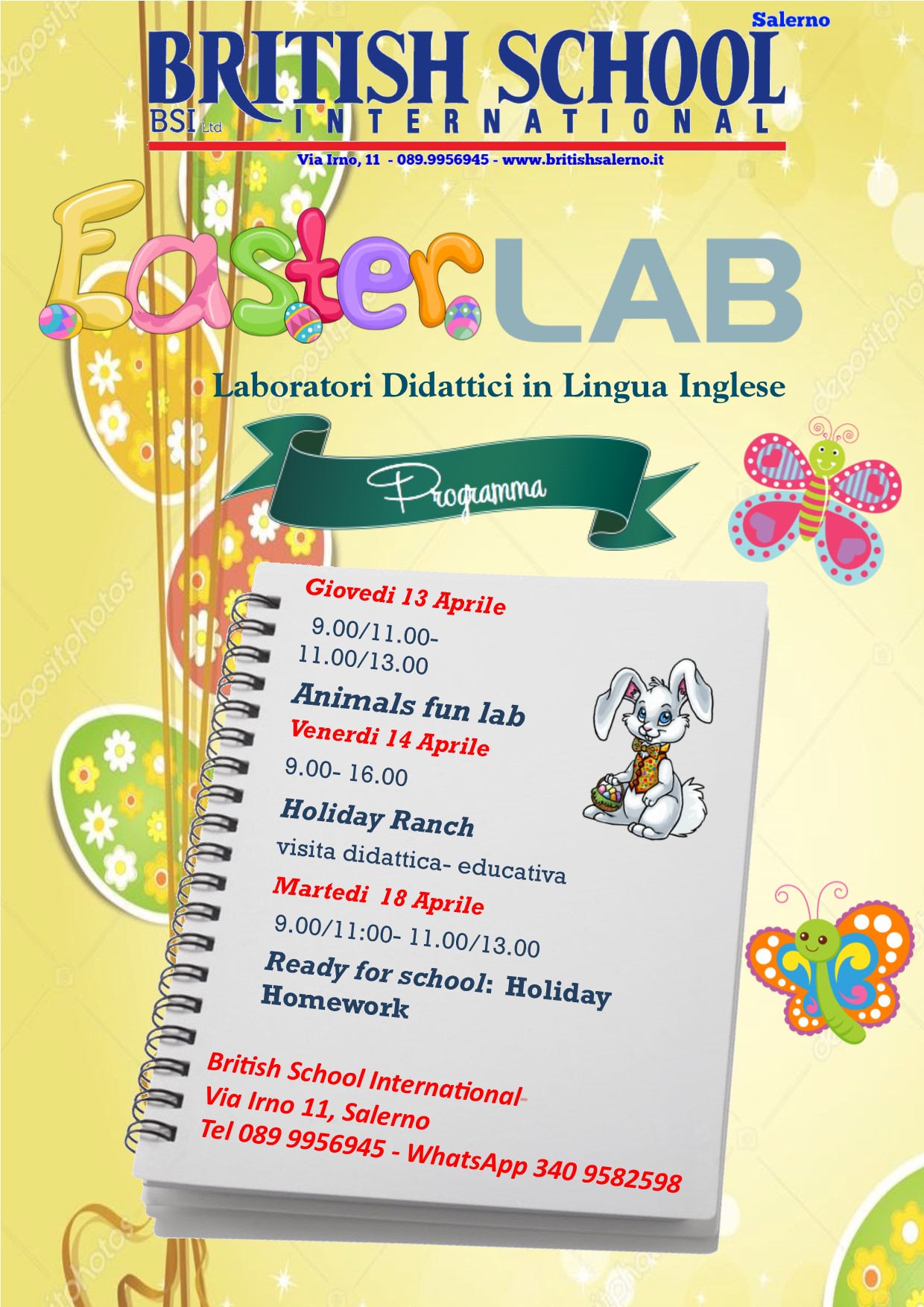 easter lab di british school salerno